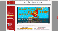Desktop Screenshot of ecole-alsacienne.org